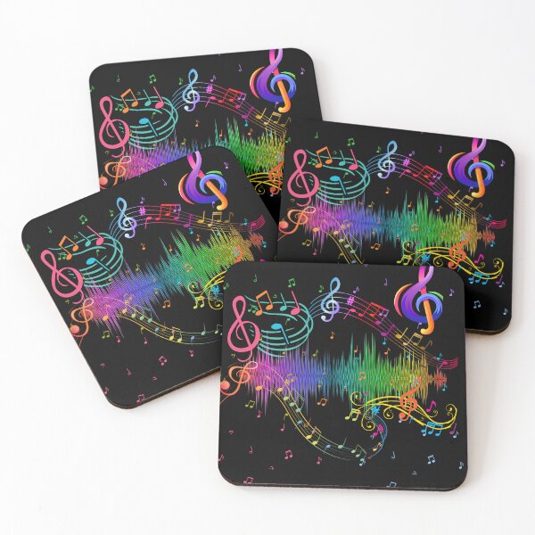 Item preview, Love Music-Black Background  designed and sold by Trendi61.