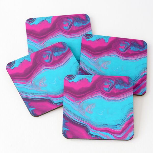 Item preview, Beautiful Purple Turquoise Liquid Marble - Classy and Elegant. designed and sold by wtfbba.