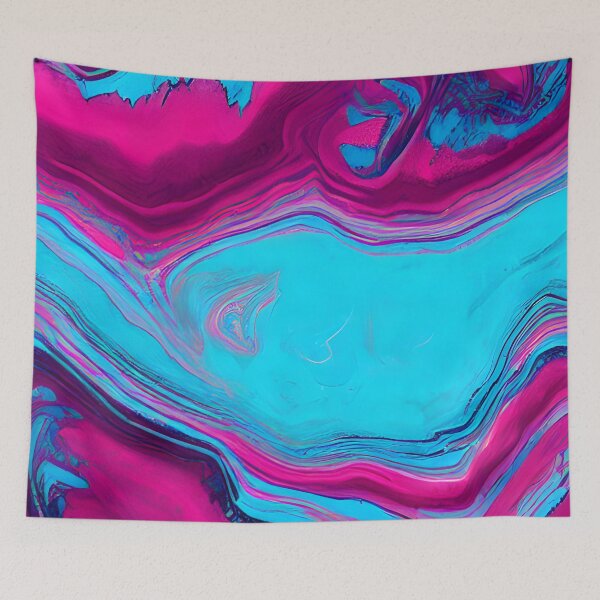 Item preview, Beautiful Purple Turquoise Liquid Marble - Classy and Elegant. designed and sold by wtfbba.