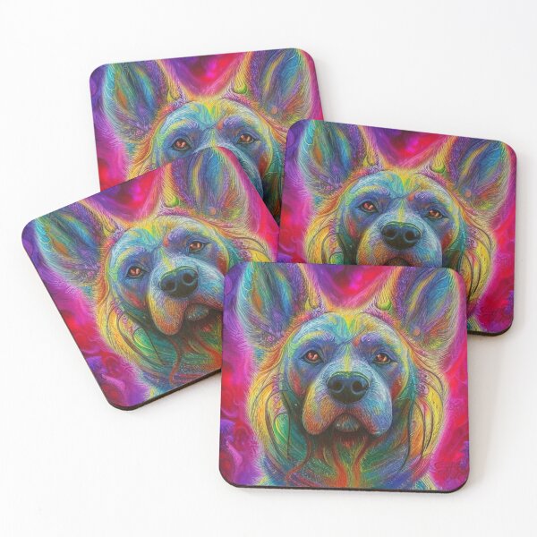 Item preview,  Tribal Swedish Vallhund Dog Art 4 designed and sold by DiatomDesigns.
