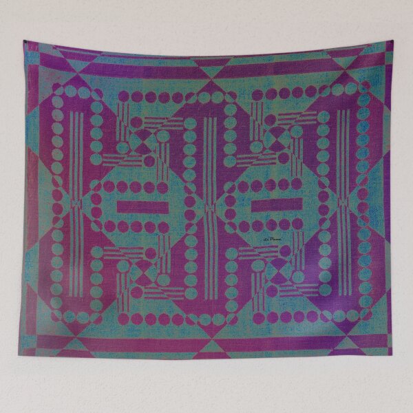 Item preview, Geometric Designs in Green and Purple - dePace' designed and sold by mrpropcake.