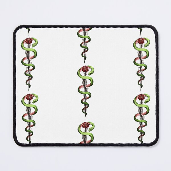 Item preview, Rod of Asclepius medical symbol artwork designed and sold by katpowell.