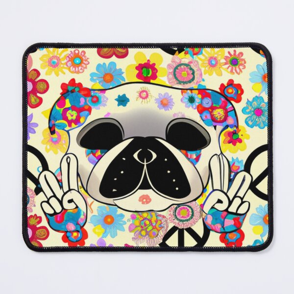Item preview, Hippie Pug designed and sold by pugmom4.