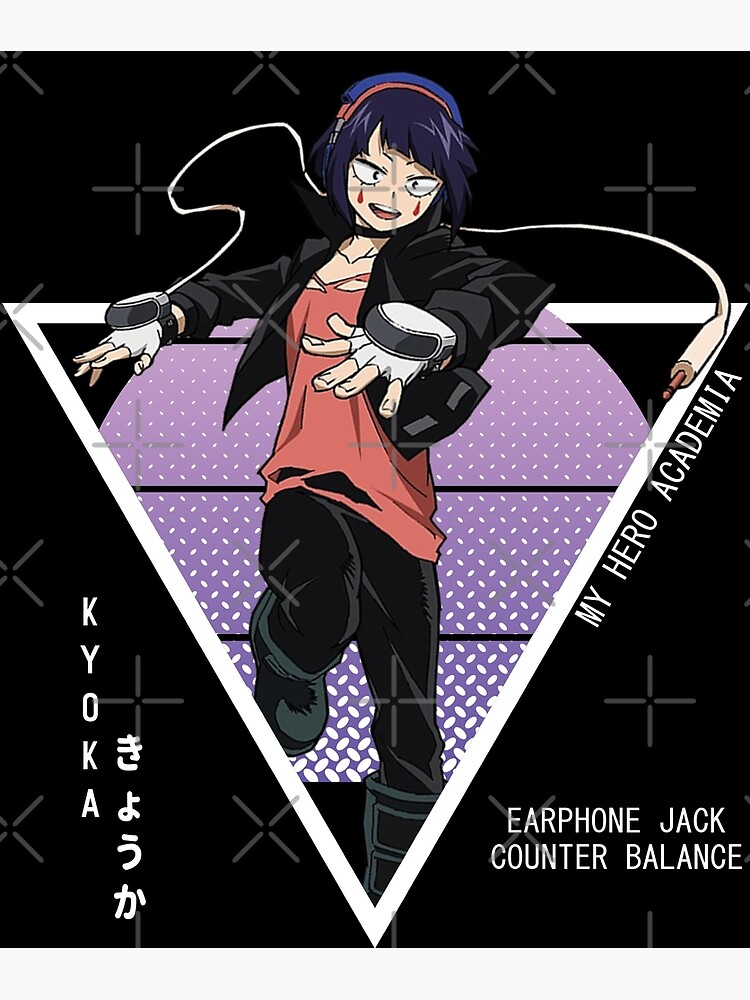 "Earphone Jack Kyoka Jiro きょうか | My Hero Academia" Poster For Sale By B ...