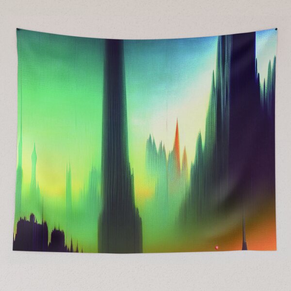 Item preview, Fantasy City, Magical Scenery Nature designed and sold by NatureFood.