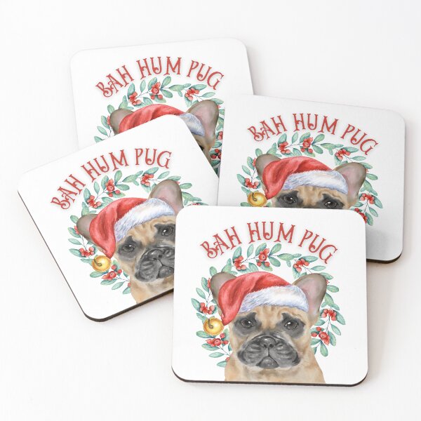 Item preview, Bah Hum Pug designed and sold by TheFunDistrict.
