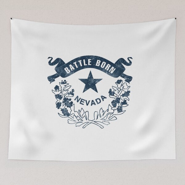 Item preview, Nevada. Battle Born Flag. Vintage, Retro, Distressed. designed and sold by STYLESYNDIKAT.