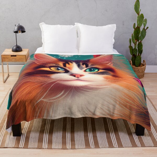 Item preview, Beautiful Christmas Cats - Modern Digital Art designed and sold by Ai-michiart.