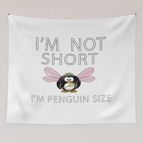 Item preview, i'm not short i'm penguin size  designed and sold by biiill.