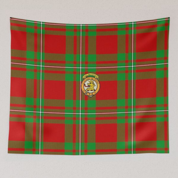 Item preview, MacGregor Scottish Tartan and Crest designed and sold by BagTown Clans.