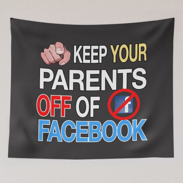 Item preview, Keep Your Parents Off Facebook - Funny Joke Humor designed and sold by Picket Club.