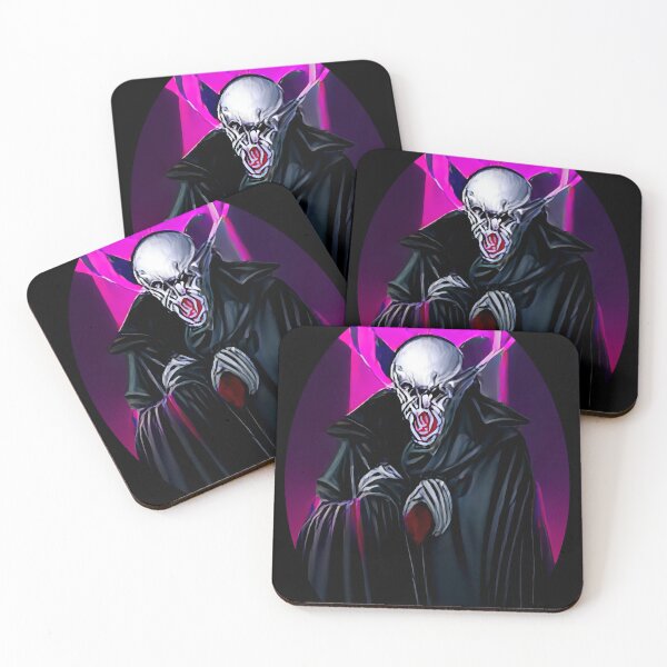Artikelvorschau, Abstrakter Neon-Synthwave-Nosferatu-Vampir #4 entworfen und verkauft von OddUnderground.