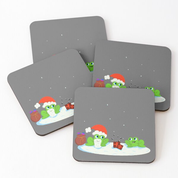Item preview, Cute Christmas frogs designed and sold by veannaroseart.