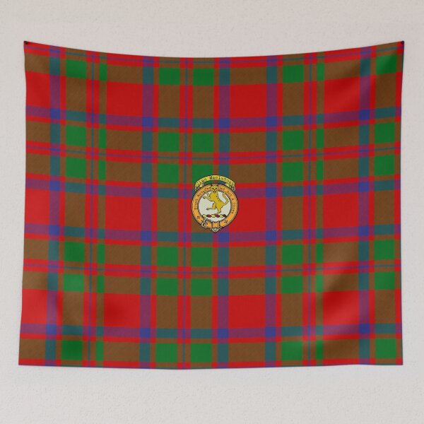 Aperçu de l'œuvre Tartan et écusson écossais MacIntosh créée et vendue par BagTown Clans.