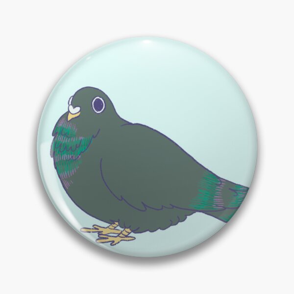 Item preview, Puffy lil pigeon designed and sold by Peachy-gremlin.