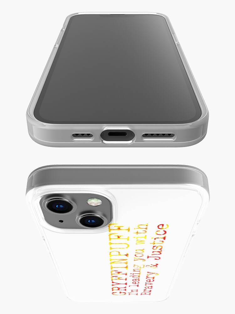 Alternate view of Gryffinpuff Quote iPhone Case
