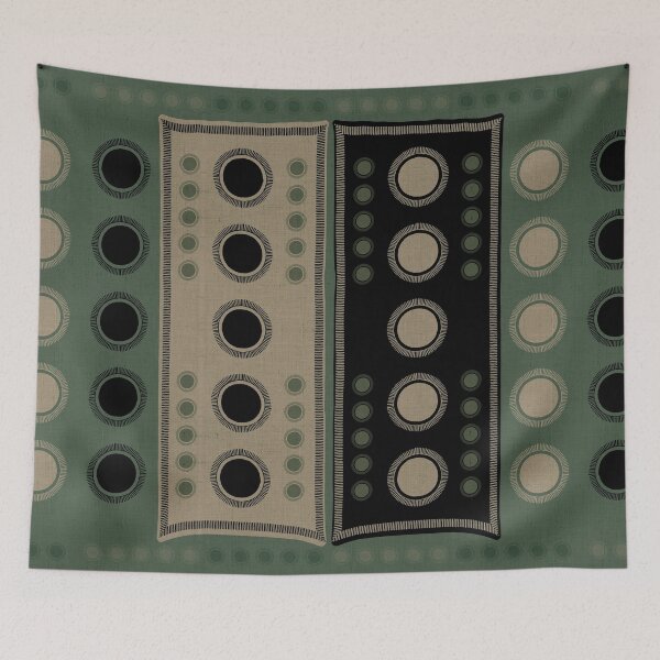 Item preview, "Tribal Viridian Stars" designed and sold by MarCanton.