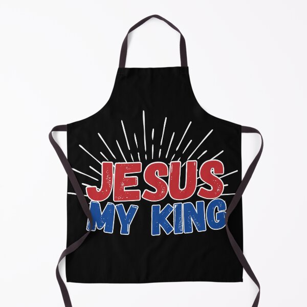 Item preview, Jesus My King Religious Quote designed and sold by bible-prints.