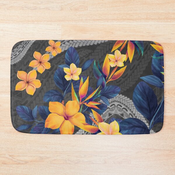 Item preview, Contemporary Botanical Hawaiian Tapa designed and sold by J Marielle Designs.