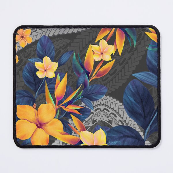 Item preview, Contemporary Botanical Hawaiian Tapa designed and sold by J Marielle Designs.