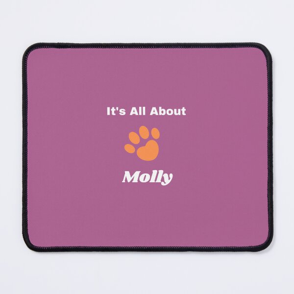 Item preview, All About Molly Purple and Orange Pawprint Design designed and sold by OnyxPom.