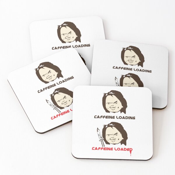 Item preview, What Will Chucky Do on Caffeine designed and sold by chillaxcats.