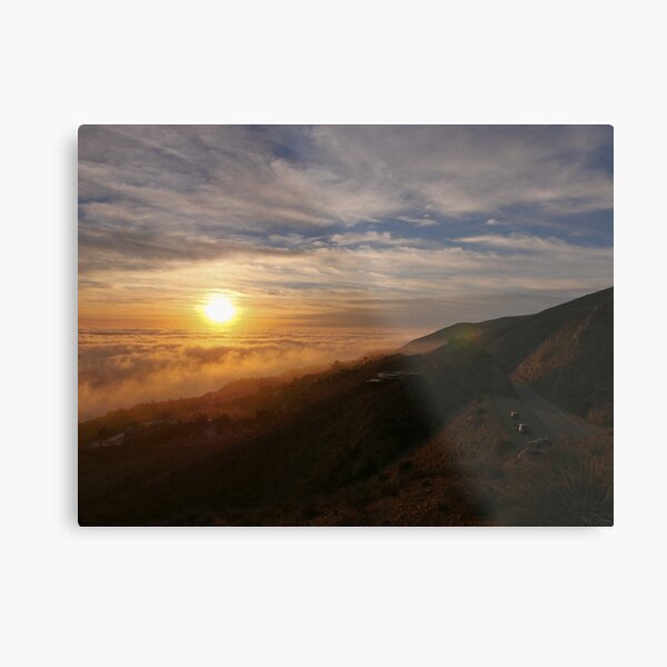 Ying and Yang at Malibu Metal Print