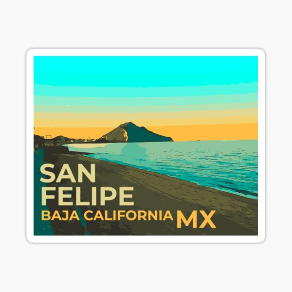 Aperçu de l'œuvre Plage et montagne de San Felipe créée et vendue par aleksdesign.