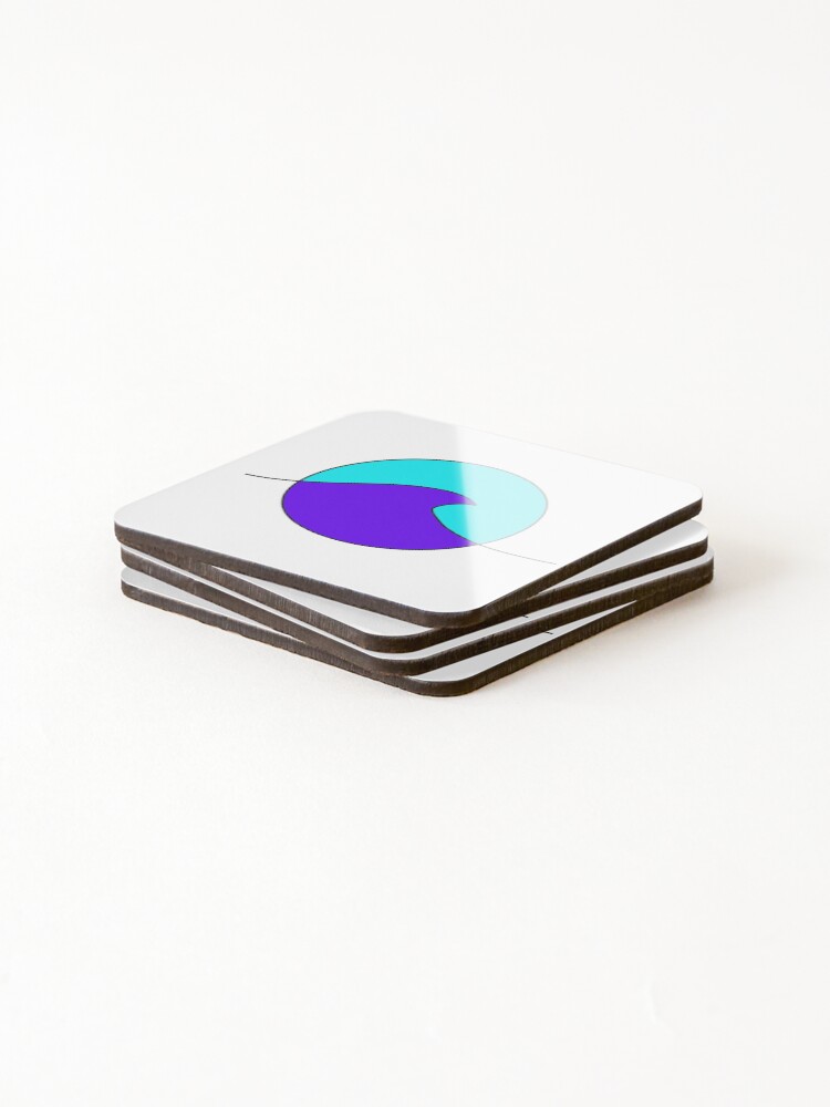Thumbnail 4 of 5, Coasters (Set of 4), Blue Wave designed and sold by Unity1.