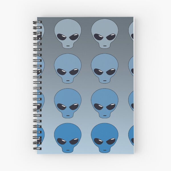 Item preview, Blue Alien Heads designed and sold by ThePurpleFrog.