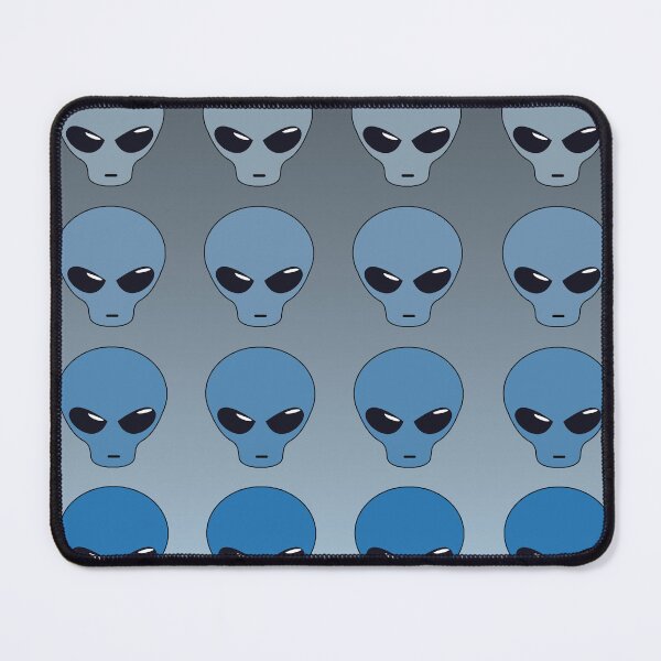 Item preview, Blue Alien Heads designed and sold by ThePurpleFrog.