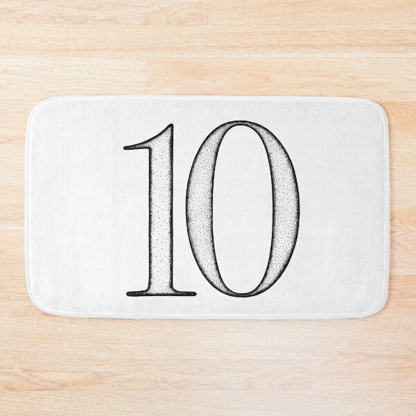 Item preview, Dotart/Dotwork illustration of Number 10 designed and sold by MagnetitaBySil.