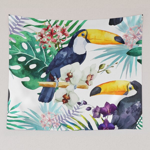Item preview, Birds In Tropical Garden designed and sold by Thelmasutton.