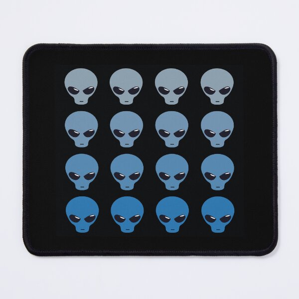Item preview, Blue Alien Heads designed and sold by ThePurpleFrog.