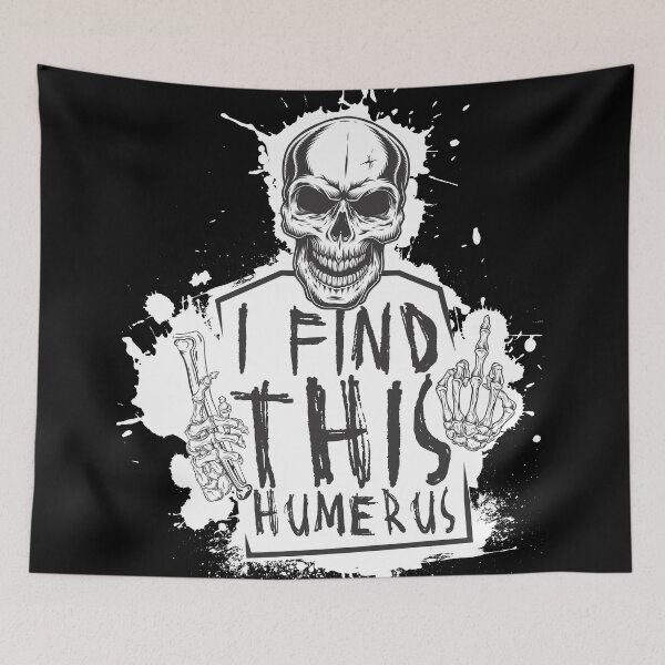 Item preview, I Find This Rather Humerus skull designed and sold by ReidDesigns.