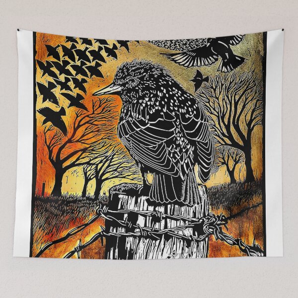 Item preview, Bird Woodcut Animal designed and sold by Thelmasutton.