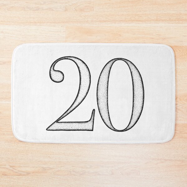 Item preview, Dotart/Dotwork illustration of Number 20 designed and sold by MagnetitaBySil.