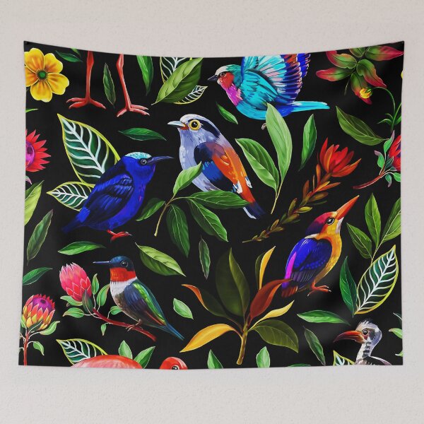 Item preview, Birds In Tropical Garden designed and sold by Thelmasutton.