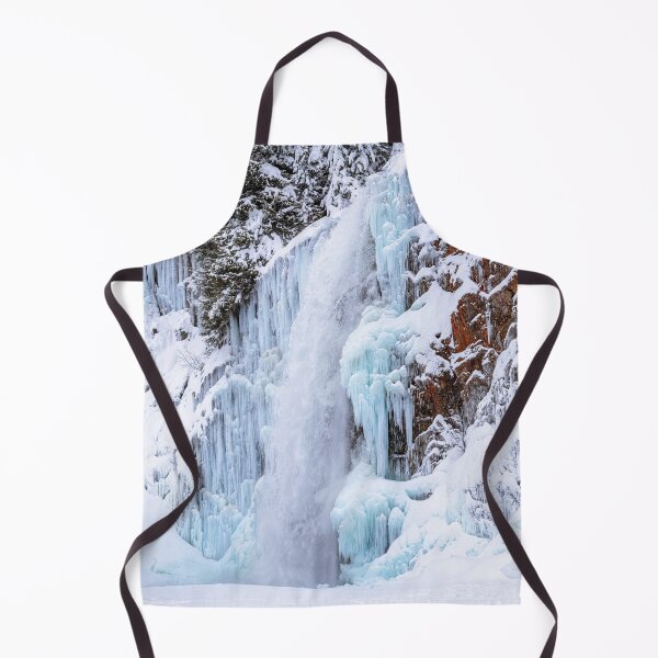 Item preview, Winter Wonderland Waterfall Surrounded by Blue Icicles designed and sold by Open Range Studios.