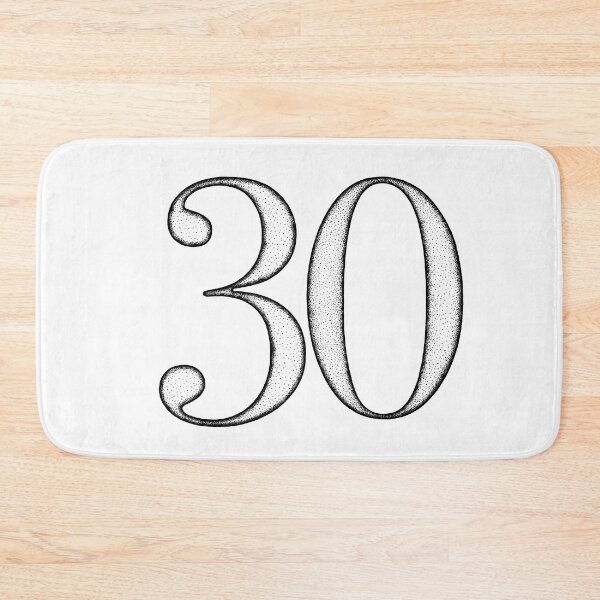 Item preview, Dotart/Dotwork illustration of Number 30 designed and sold by MagnetitaBySil.