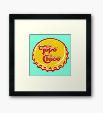 Topo Chico Tshirt Framed Print