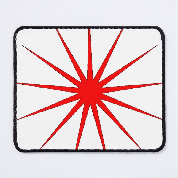 Red thirteen pointed star #redthirteenpointedstar #red #thirteenpointedstar #star  Mouse Pad