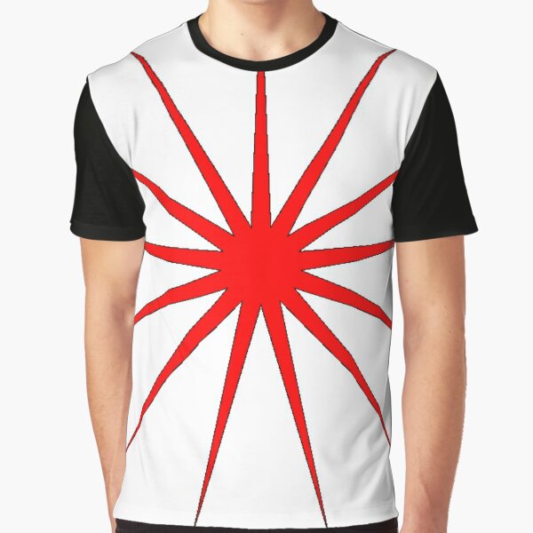 Red thirteen pointed star #redthirteenpointedstar #red #thirteenpointedstar #star  Graphic T-Shirt