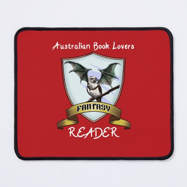 Item preview, Australian Book Lovers fantasy reader - white text designed and sold by AusBookLovers.