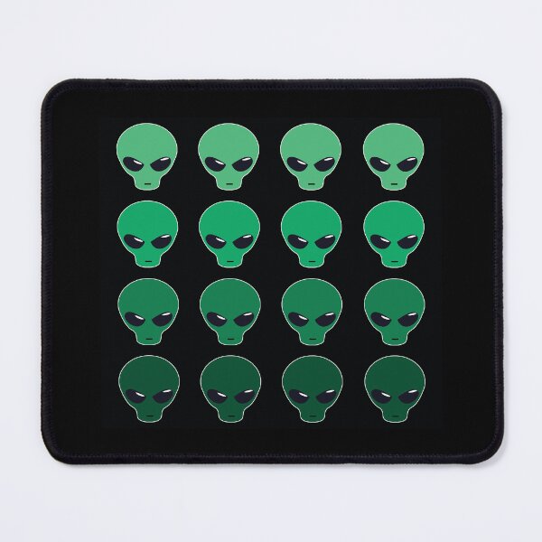 Item preview, Green Alien Heads designed and sold by ThePurpleFrog.