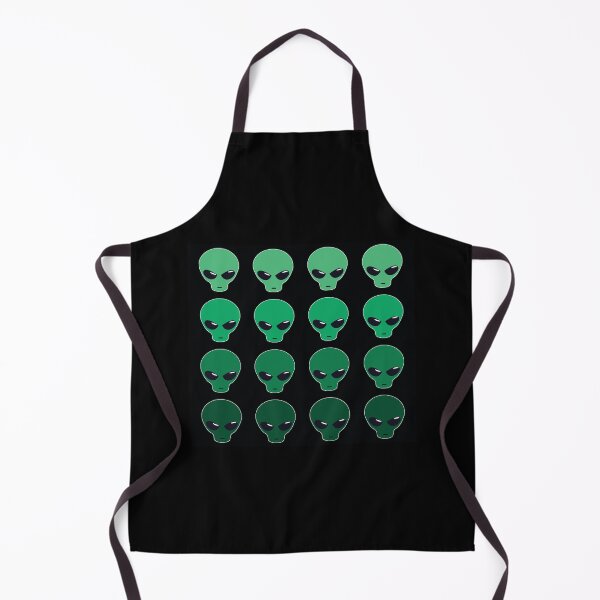 Item preview, Green Alien Heads designed and sold by ThePurpleFrog.