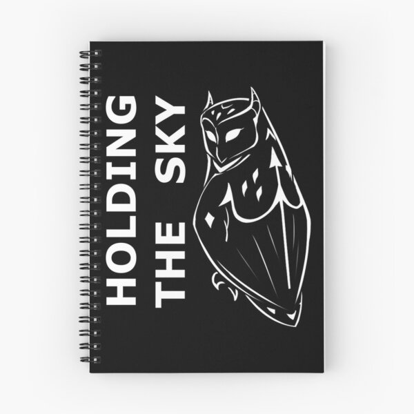 Item preview, Holding The Sky Owl + Vertical Text Zipped Hoodie designed and sold by rukoroupikq.