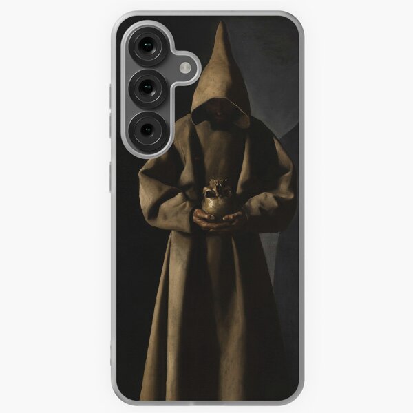 Item preview, Saint Francis of Assisi in His Tomb | Francisco de Zurbaran | 1630 Baroque Christian Art designed and sold by CJET.