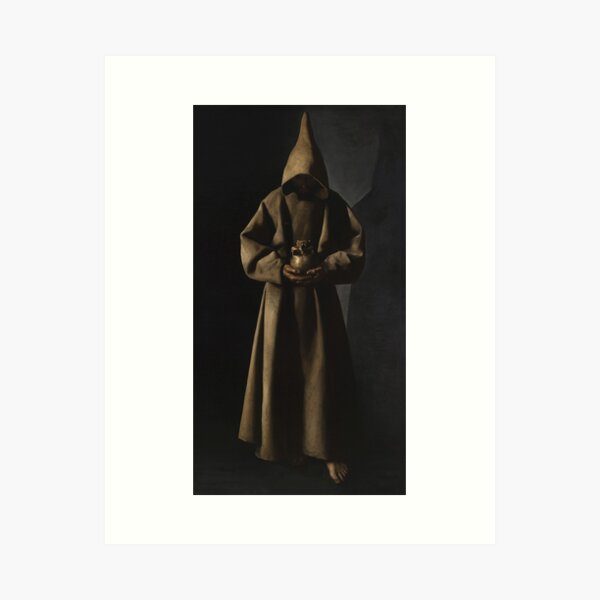 Aperçu de l'œuvre Saint François d'Assise dans son tombeau | Francisco de Zurbaran | 1630 Art chrétien baroque créée et vendue par CJET.