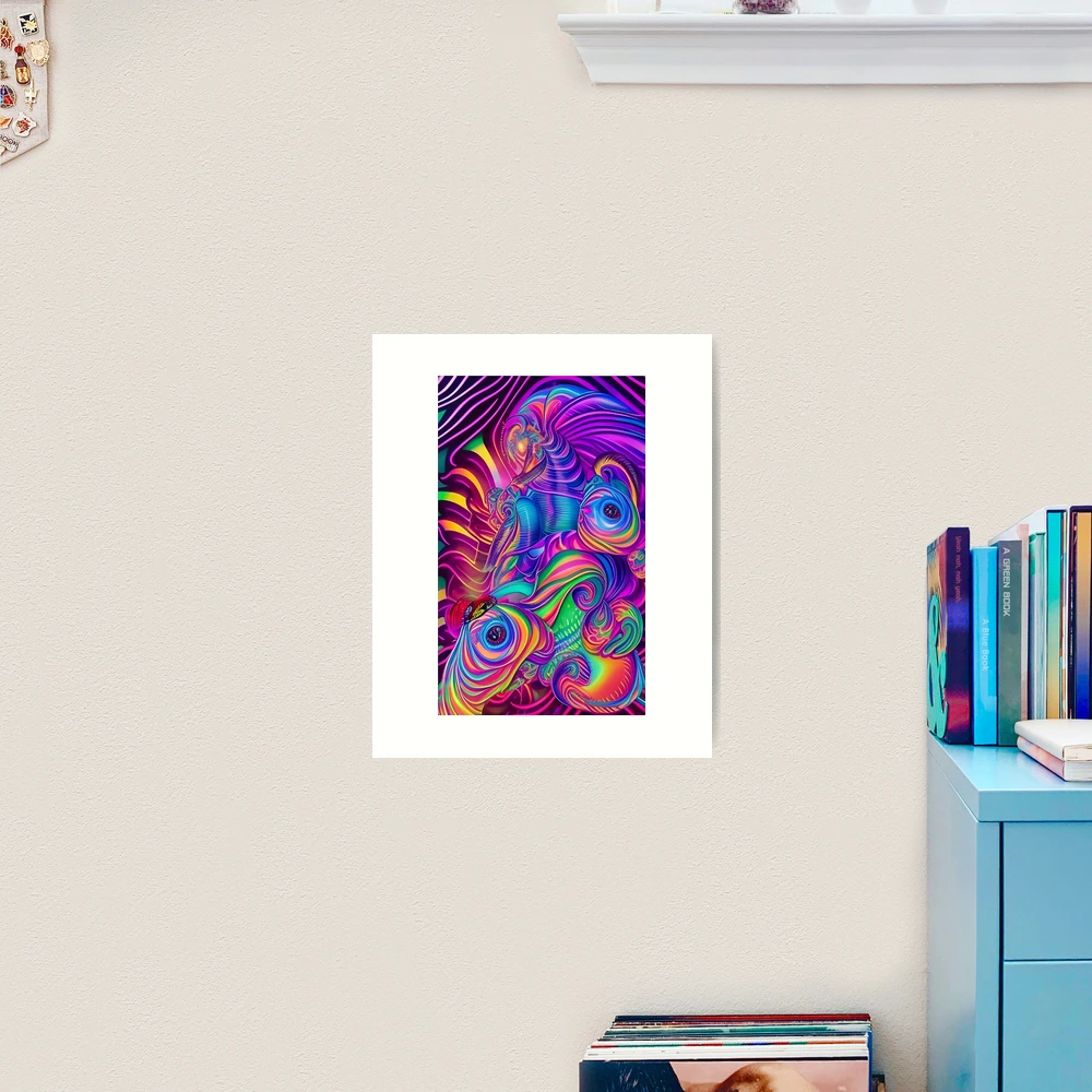 DMT Psychedelia Series: Vibrant Psychedelic Art Collection